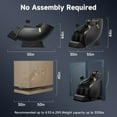 thumbnail image 3 of Upgo 4D Massage Chair Full Body, Zero Gravity Massage Chair with Heat and Foot Massage with Airbags, Kneading, Bluetooth, LCD Touch Control - Black, 3 of 8