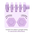 thumbnail image 3 of Set de Mancuernas Ajustables Fragraim 2-6 kg con Recubrimiento de Goma TPU Suave, 3 of 6