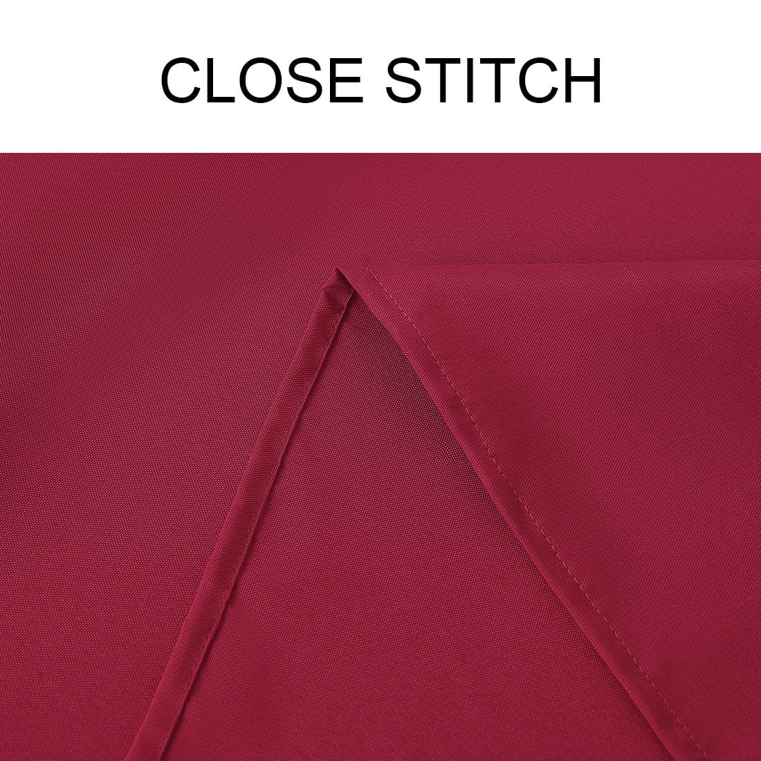 Unique Bargains Rectangle Tablecloth Polyester Table Cover Red 60" x 120" 1 Pc