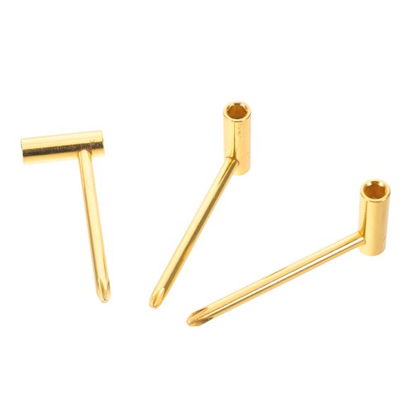 FOMIYES 3Ud Llave Para Ajuste De Truss Rod En Guitarra Acústica Y Eléctrica Color Dorado