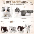 thumbnail image 2 of Peluche HyDren Realistic Ragdoll Cat con 4 gatitos, 2 of 6