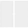 thumbnail image 4 of 20"OD x 1"ID x 7"C x 1"P Knox Architectural Grade PVC Contemporary Ceiling Medallion, Two Piece, 4 of 11