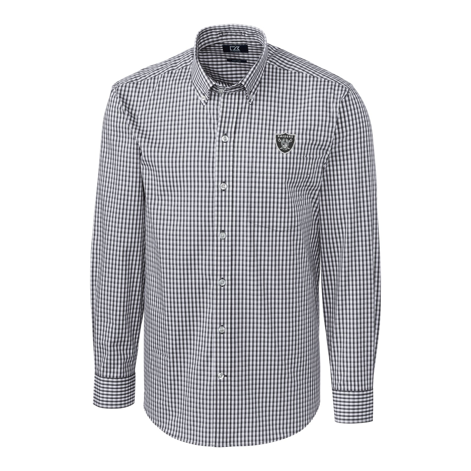 raiders button up shirt