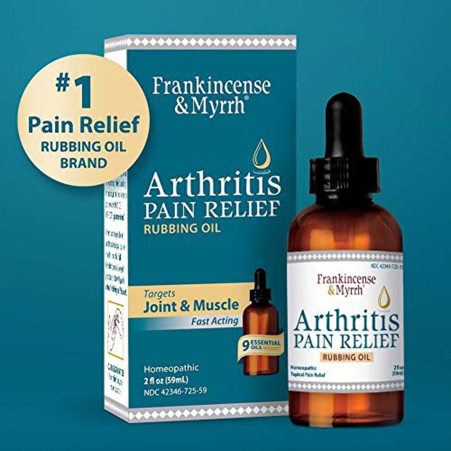 FRANKINCENSE & MYRRH Arthritis Pain Relief Rubbing Oil – Pain