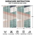 thumbnail image 2 of Marble Modern Geometric Flowers Abstract Curtains-Blackout Curtains Bedroom Decor Living Room Darkening Grommet Window Drapes 2 Panels Set 52"x 84", 2 of 2
