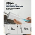 thumbnail image 6 of Water Flosser for Teeth Cordless: Professional Oral Irrigator LED Display 5 Modes, 300ML Water Tank, IPX7 Waterproof Electric Tooth Cleaner Picks, Water Floss with 6 Jet Tips for Home Travel, 6 of 8