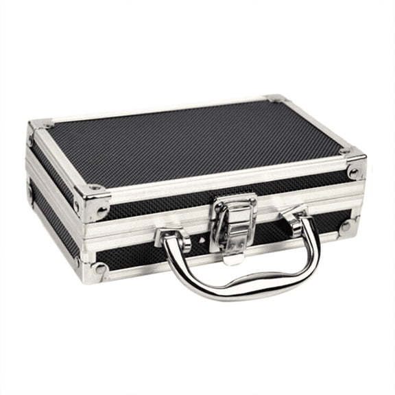 New Arrivals Practical Aluminum Suitcase Portable Handle Small Toolbox Storage Box
