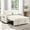 Beige, variant on Avobird 3-in-1 Velvet Convertible Sleeper Sofa, Pull Out Couch Bed with Adjustable Backrest & Storage, Black