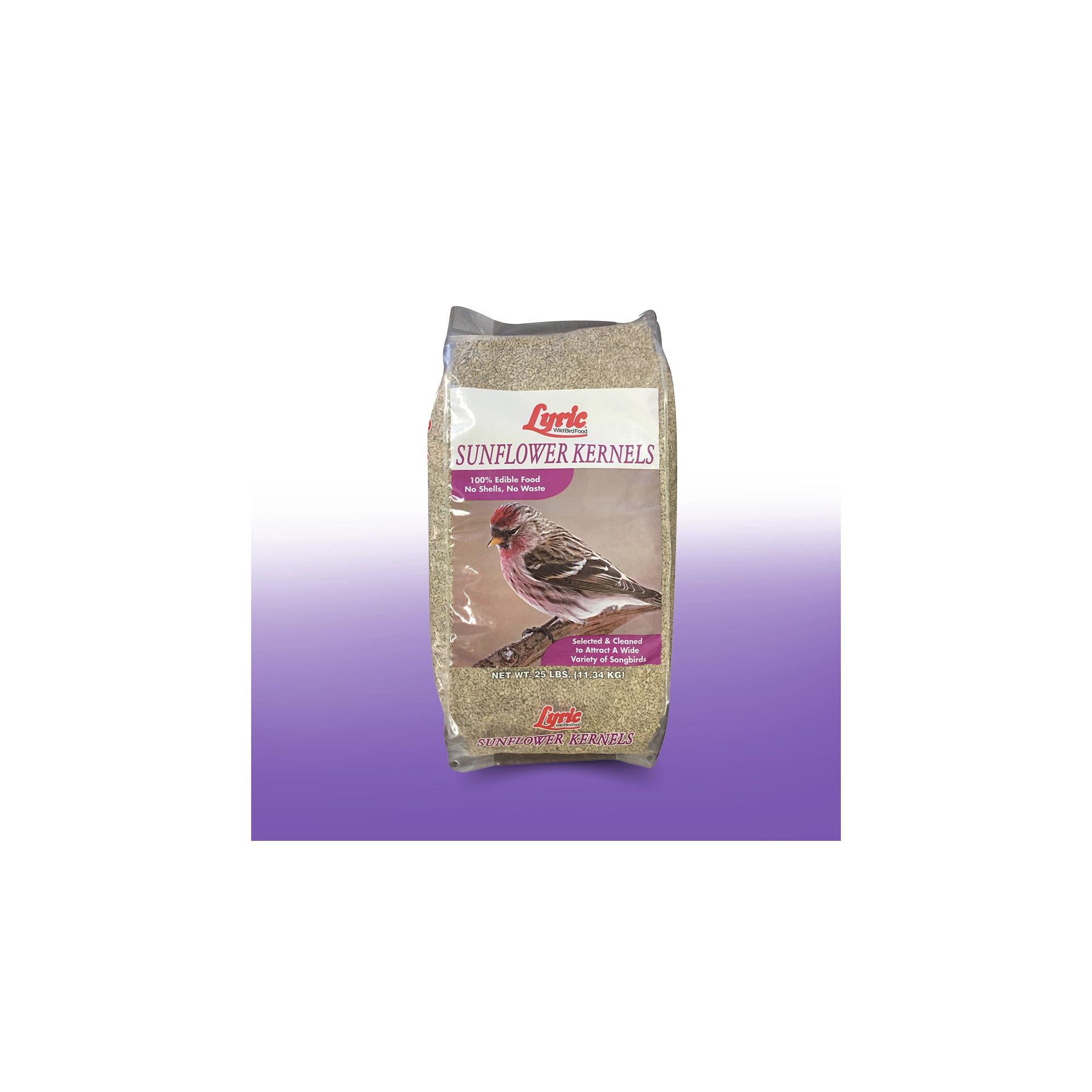 Lyric Sunflower Kernels Wild Bird Seed - No Waste Bird Food - 5 lb. Bag