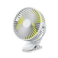 thumbnail image 1 of Ventilador con clip, ventilador USB pequeño de 5 velocidades con flujo de aire fuerte, ventilador de escritorio con clip - Operación ultra silenciosa para oficina Dormitorio Cochecito escolar 120, 1 of 4