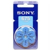 60 Sony Hearing Aid Batteries Size: 675
