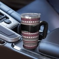 thumbnail image 5 of 40oz Tumbler,Green and Red Christmas Pattern Insulated Tumblers with Removable Handle,Stainless Steel Double Vacuum Coffee Tumbler Cup with Straw for Home,Office,Travel,Party, 5 of 5