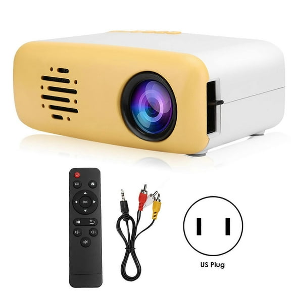 Mini Cute LED HD 1080P Projector Supports Smartphone PC Laptop TV Box USB