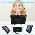 thumbnail image 2 of For iPad 9th 8th 7th Generation Case, Soft Silicone Drop Protection Rotating Kickstand with Shoulder Strap Pencil Holder Kids Friendly Lightweight Case for iPad 10.2" 2021/2020/2019, Black, 2 of 6