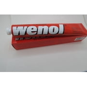 Wenol Ultra Soft Silver & Auto Metal Polish Cleaner, 100ml / 3.98 fl oz Tube, Red, Case of 6 Tubes