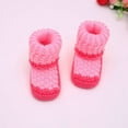 thumbnail image 4 of NOKIO Baby Booties Hand Knit Boots Slippers Soft Warm First Walkers Socks Shoes for Baby Boys Girls Baby Booties Hand Crochet Boots Knit Sock Shoes Soft Warm Cozy First Walkers for Baby Boys Girls, 4 of 4