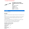 thumbnail image 2 of Front Right CV Axle Assembly - Compatible with 2000 - 2005 Toyota Echo 2001 2002 2003 2004, 2 of 2