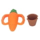 thumbnail image 2 of Alimentador De Frutas Para Bebés, Alimentador único De Alimentos Para Bebés Con Forma De Zanahoria, Silicona Resistente A Mordeduras Fácil De Limpiar Para Bebés, 2 of 7