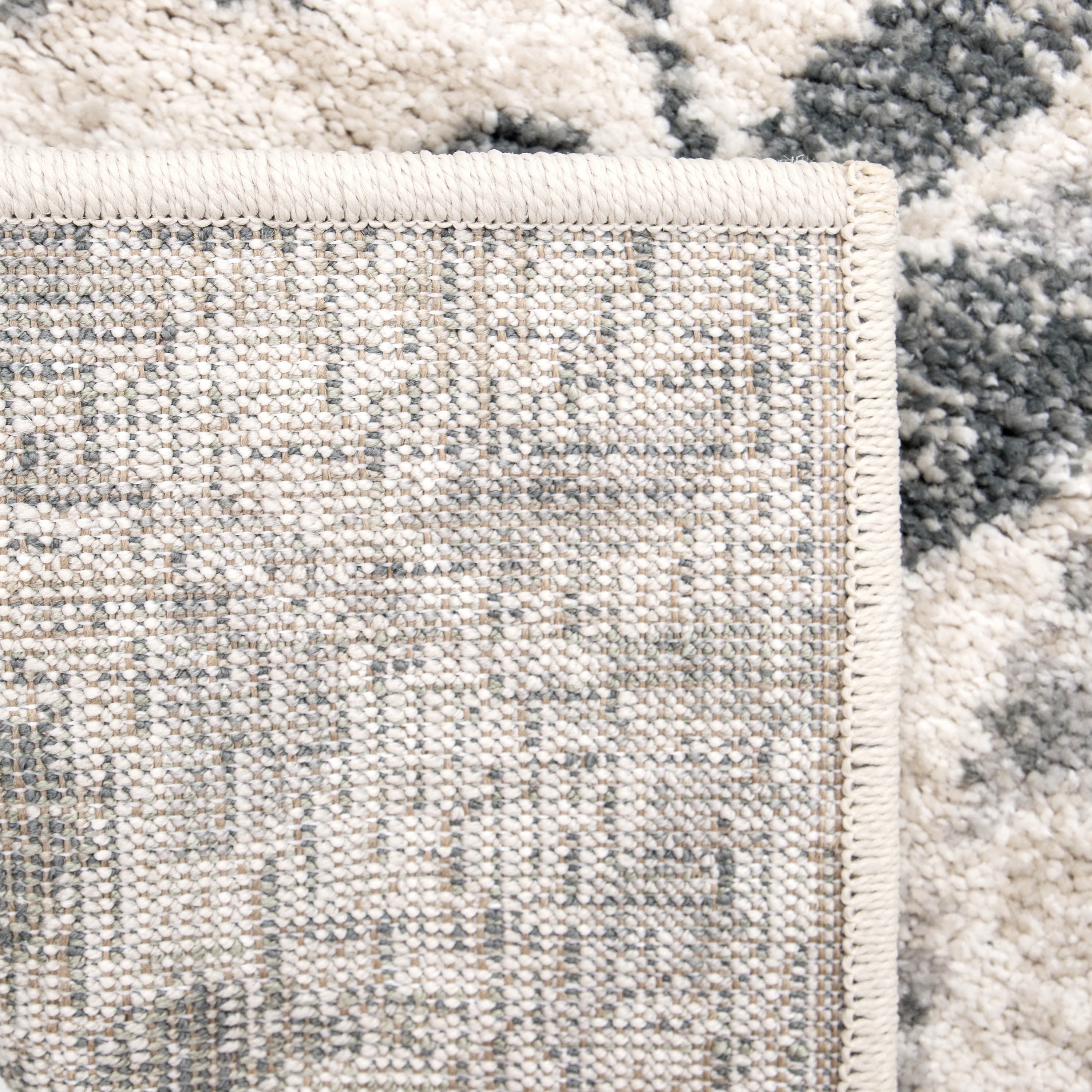 Better Homes & Gardens Botanical Area Rug, Beige, 5' x 7'