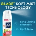 thumbnail image 2 of Glade® Odor Fighting  Soft Mist Air Freshener Room Spray, Sweet Summertime, 7.3oz., 1 Count, 2 of 5