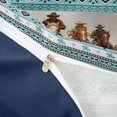 thumbnail image 4 of meiyoeat Cowboy Horse Aztec Border Print Twin Duvet Cover For Boys,Western Farm Pattern Twin Bedding,Reversible,2pcs,1 Duvet Cover and 1 Pillowcase, 4 of 6