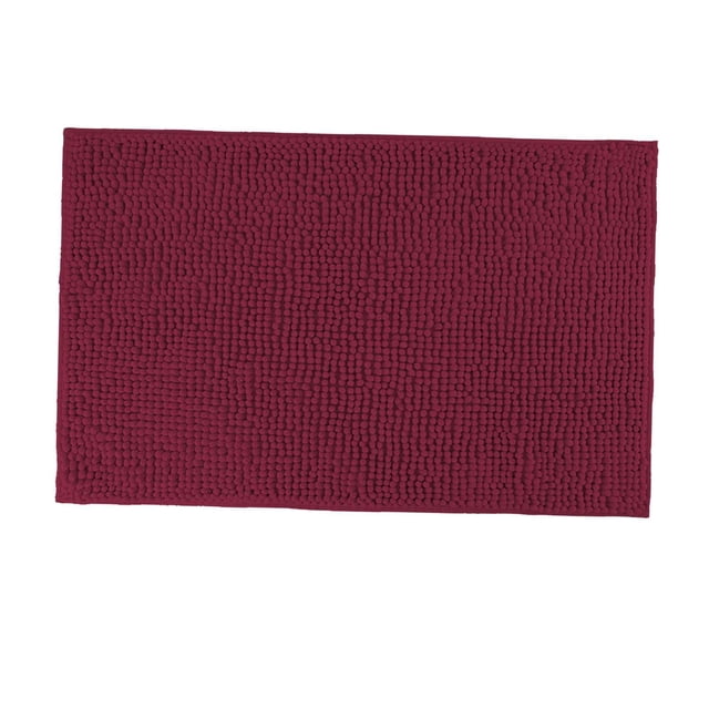 GUOOL 1Pcs Tapis de Porte avant Absorbant Antidérapant Lavable Intérieur Paillasson d'Entrée pour Extérieur Rouge