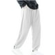 thumbnail image 1 of Ceisia Men's Solid Color Waffle Knit Drawstring Jogger Sweatpants for Casual Wear White XL Gifts, 1 of 6