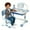 Blue #8, variant on Floseru 2026 Upgraded Kids Desk and Chair Set, Kids Art Desk with Tiltable Reading Stand & LED Table Light, Bedroom Children Learning Table with Extra Large Drawer
