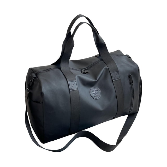 Bolsa de viaje multifuncional con compartimento para zapatos, ideal para viajes de vacaciones. Negro
