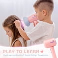 thumbnail image 3 of YCFUN Beauty Salon Hair Toy Set for Girls, Pretend Play Kids Hair Toy with Realistic Blow Dryer, Beauty Makeup Kit Role Play Set for Girls Ages 3+, 3 of 6