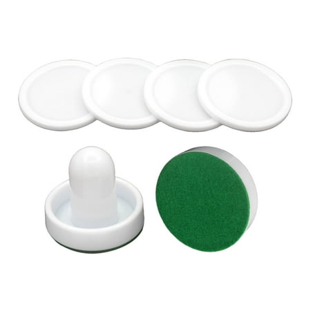 2PCS Pushers And 4PCS Pucks Game Tables - White, as described