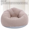 thumbnail image 4 of Inflatable Lounge Chair, Lightweight Backrest Support Inflatable Sofa Couch Modern Gray  for Living Room, 4 of 7