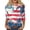 Royal Blue #288, variant on KDDYLITQ 250th Anniversary Usa Tshirt for Women Vintage Usa Flag Crew Neck T-Shirts Summer National Flag Print July 4th Tees Usa Star Stripes Cute 3/4 Sleeve Tops Deep Red 3XL