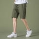 thumbnail image 5 of Bermudas para hombre, pantalones cortos cargo, sólidos, grandes y altos, estilo Harajuku, holgados, para hombre, nuevos pantalones cortos elásticos de verano, de diseñador, cómodos, 5 of 5