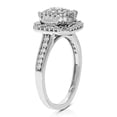 thumbnail image 3 of Vir Jewels 1/2 CTTW Lab Grown Diamond Ring in Sterling Silver Female Adult, 3 of 7
