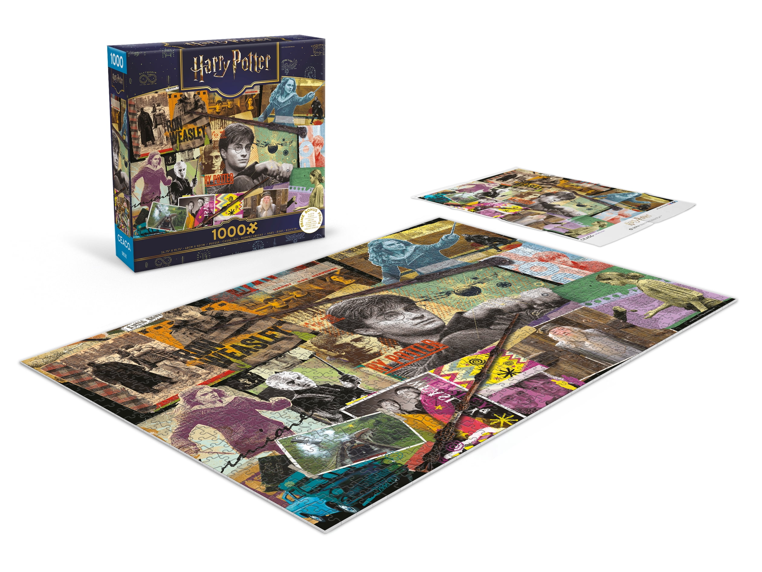 Ceaco Harry Potter Collage 1000-Piece Interlocking Jigsaw Puzzle for Adults Ages 14+