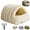 Beige-Zipper, variant on 2026 Cozy Cat Cave Removable and Washable Winter Closed-Off Cat Bed Upgraded Cat Winter Bed with Soft Plush Cushion Warm Enclosed Sleeping House for Indoor Cats and Small Dogs (Green, Small)