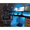 thumbnail image 3 of YRLLENSDAN Gaming Chair with Footrest & Adjustable Headrest for Adults and Kids, Big and Tall Gamer Chair with Lumbar Massage, Computer Chair Height Adjustable PU Leather Office Chair,Camo, 3 of 9
