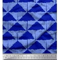 thumbnail image 1 of Soimoi Rayon Fabric Triangle Geometric Print Fabric by The Yard 42 Inch Wide, 1 of 3