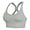 Green, variant on Sports Bra for Women Medium Support Criss Cross Back Strappy Workout Bra Gym Activewear Top