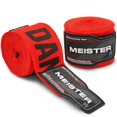 thumbnail image 1 of Meister Adult 180" Semi-Elastic Hand Wraps for MMA & Boxing (Pair) - Danger Red, 1 of 3