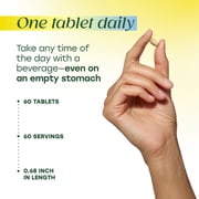 MegaFood, Men Over 55 One Daily, Supports Optimal Health and Wellbeing, Multivitamin and Mineral Dietary Supplement, Vegetarian, 60 Tablets