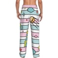 thumbnail image 3 of Fotbe Space Doodle Men's Pajama Pants,Sleepwear Pants,Pj Bottoms Drawstring And Pockets-Medium, 3 of 9