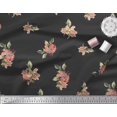 thumbnail image 3 of Soimoi Cotton Duck Fabric Leaves & Lily Floral Print Fabric by Yard 42 Inch Wide, 3 of 3