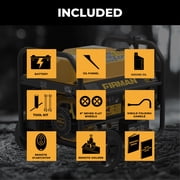 FIRMAN Portable Gas Generator P03628 Remote Start CO Alert - 4550/3650 Watt - Black
