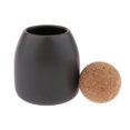 thumbnail image 1 of AZÚCAR Botes Tarros Cocina Contenedor de almacenamiento de alimentos Olla Cerámica Black-S (Bola Top) Sunnimix Recipiente de almacenamiento de alimentos de cerámica, 1 of 5