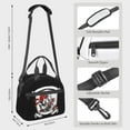 thumbnail image 4 of DouZhe Lunch Bags for Women and Men, Cool Motorcycle Club Prints Reusable Portable Insulated Cooler Waterproof Lunch Tote Bag for Travel Work School Picnic, 4 of 7