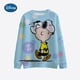 thumbnail image 5 of Suéter de cuello redondo con estampado de dibujos animados de Snoopy en color rosa para mujer, sudadera con capucha informal, holgada y bonita, 5 of 5