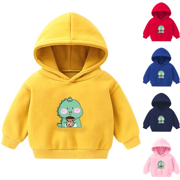 Uxgjfwu Toddler Crewneck Sweatshirts Boys Girls Graphic Prints Long Sleeve Top Casual Hoodie Sweatshirt Sizes 3T-6T