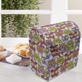thumbnail image 3 of Owl Stand Mixer Cover, Ornate Owl Crowd with Different Sights Polka Dots Like Matryoshka Dolls Fun Retro Theme, Kitchen Appliance Organizer Bag Cover with Pockets, 5 Quarts, Multicolor, by Ambesonne, 3 of 4